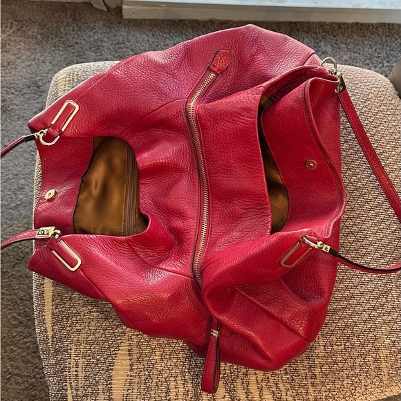 Coach leather bag, Never used, Perfect condition.  100 % , Original. Red color. - Picture 11 of 13